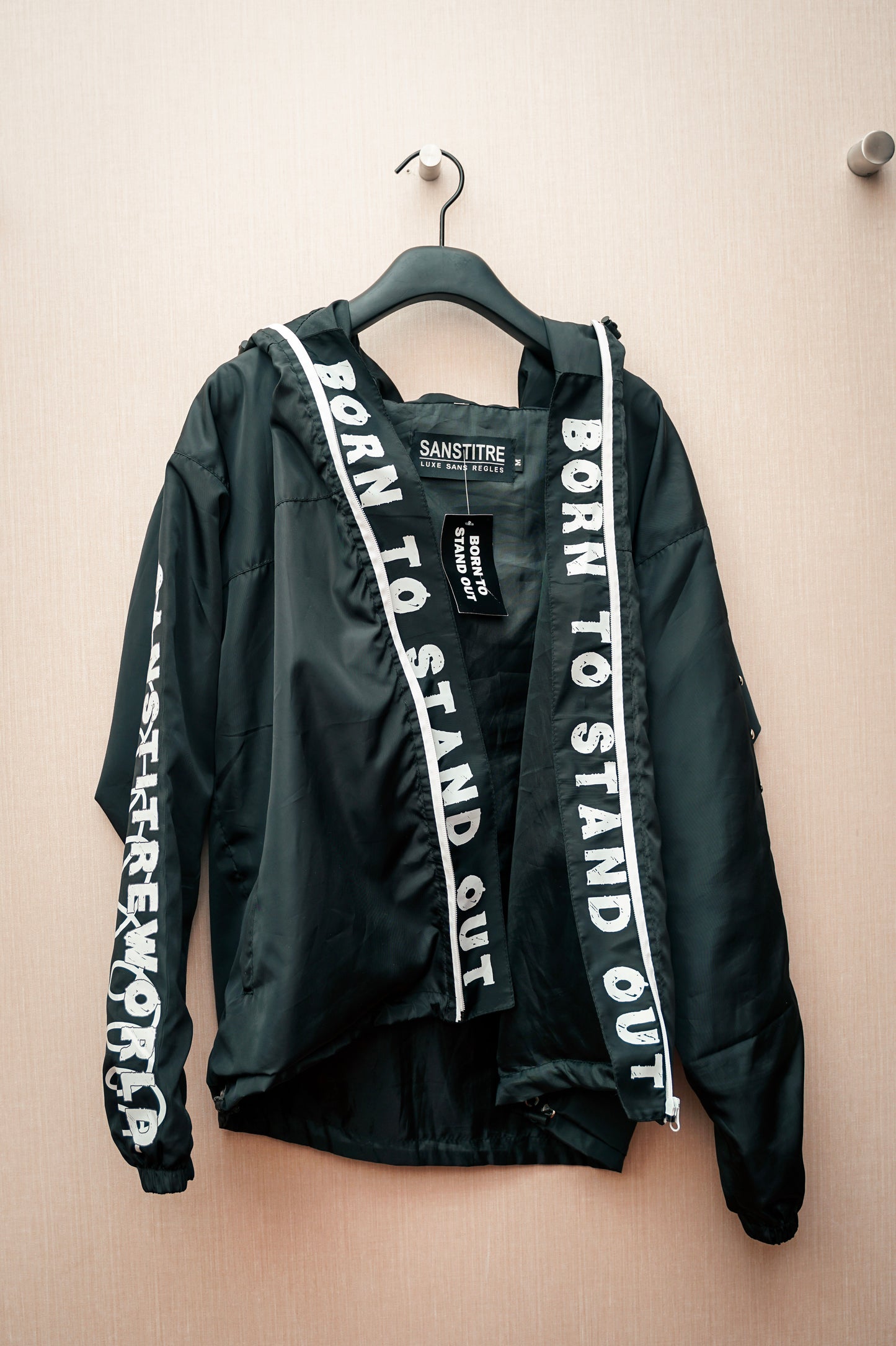 SANSTITRE SUMMER SET black (Windbreaker+shorts)